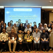 A group photo with participants at the pre-conference workshop